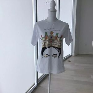 Pink Poem  Short Sleeve T- shirt White Size S